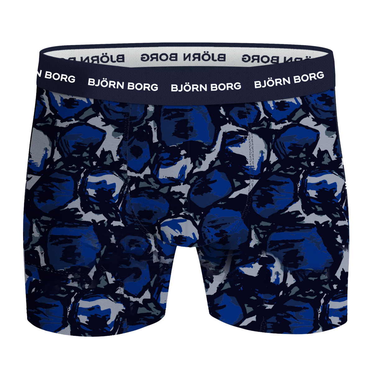 Björn Borg Cotton Stretch Boxer 5er Pack Boxershorts blau