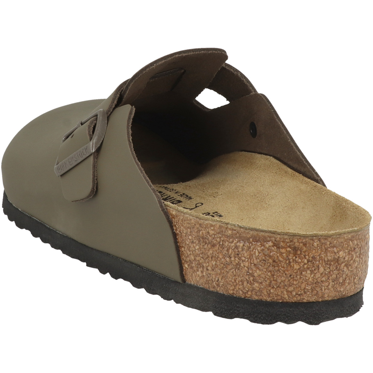 Birkenstock Boston Naturleder Clogs normal grau