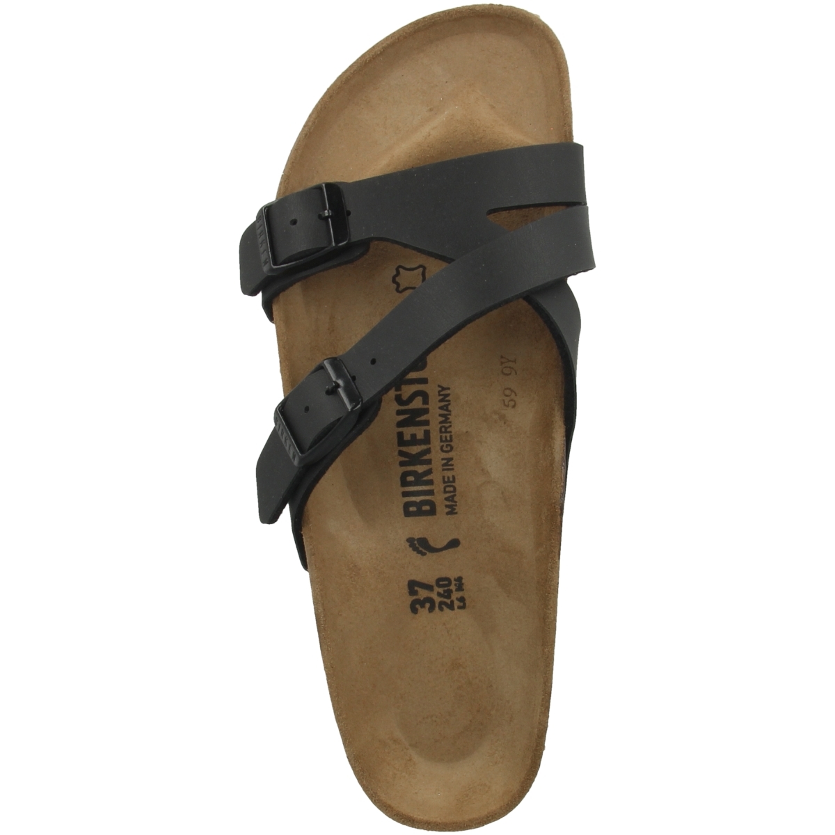 Birkenstock Yao Balance Birko-Flor Sandale schmal schwarz