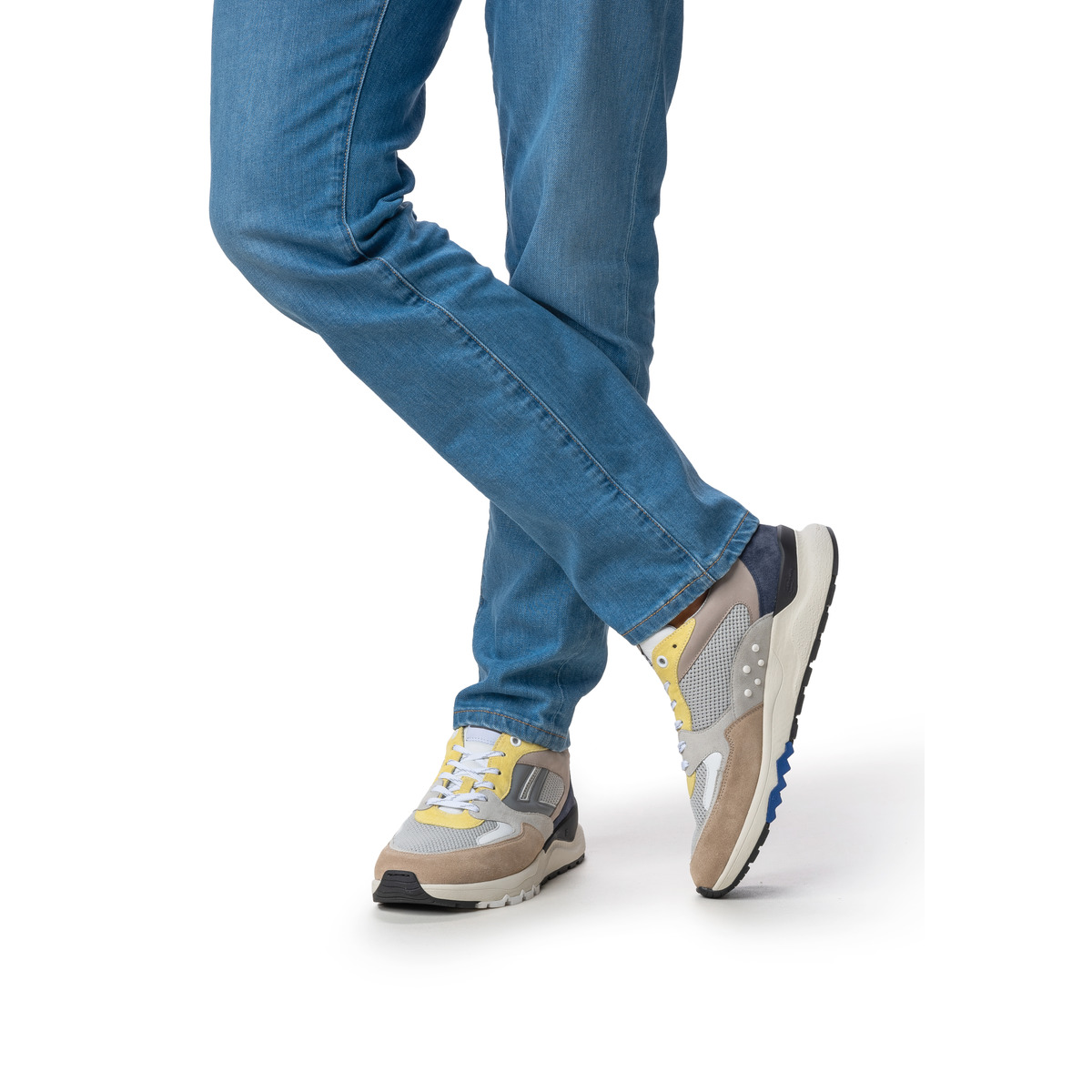 Floris van Bommel De Treener 01.00 Sneaker low gelb Floris van Bommel De Treener 01.00 Sneaker low gelb
