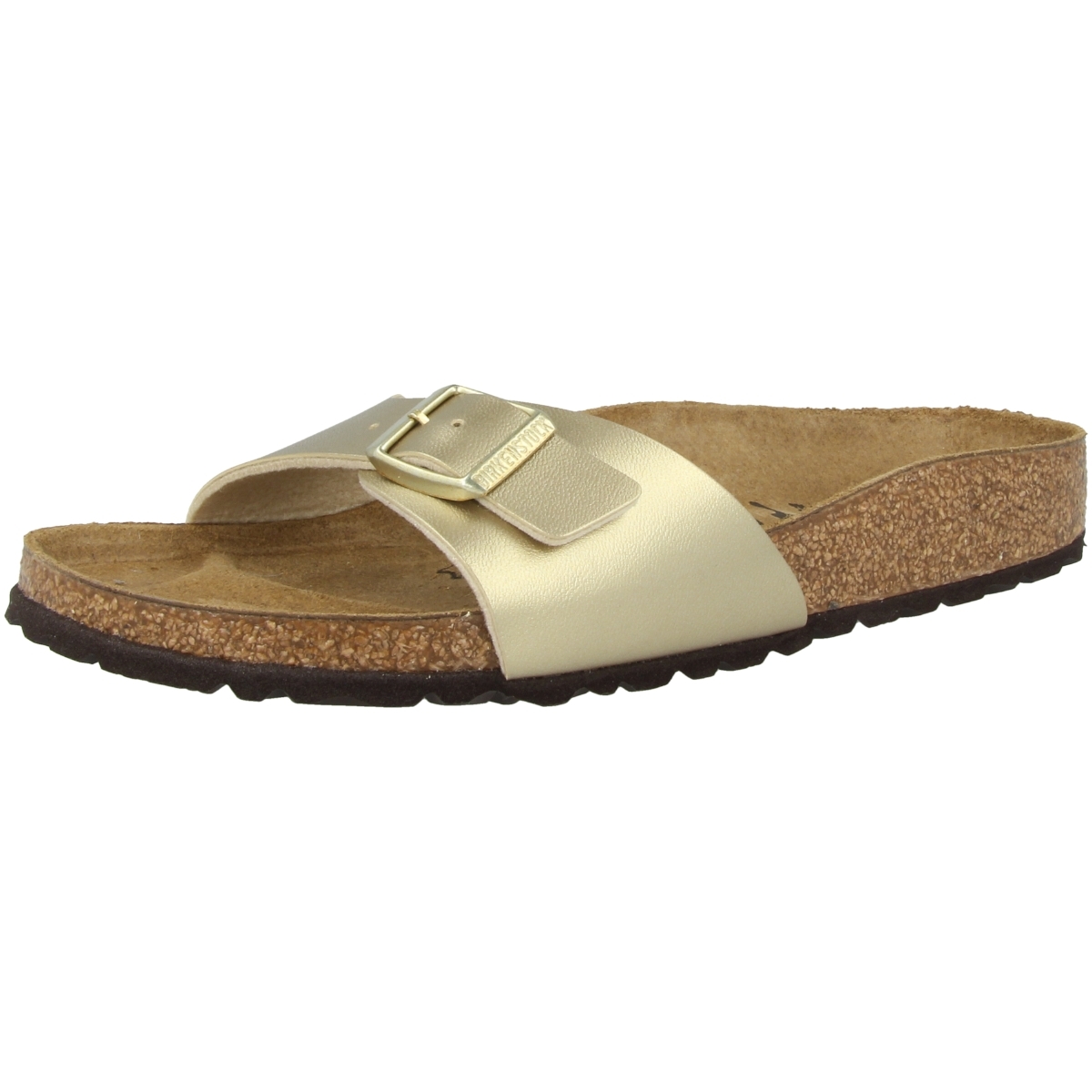 Birkenstock Madrid Birko-Flor Sandale schmal gold Birkenstock Madrid Birko-Flor Sandale schmal gold