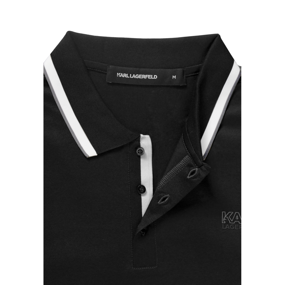 KARL LAGERFELD 745005 Poloshirt schwarz