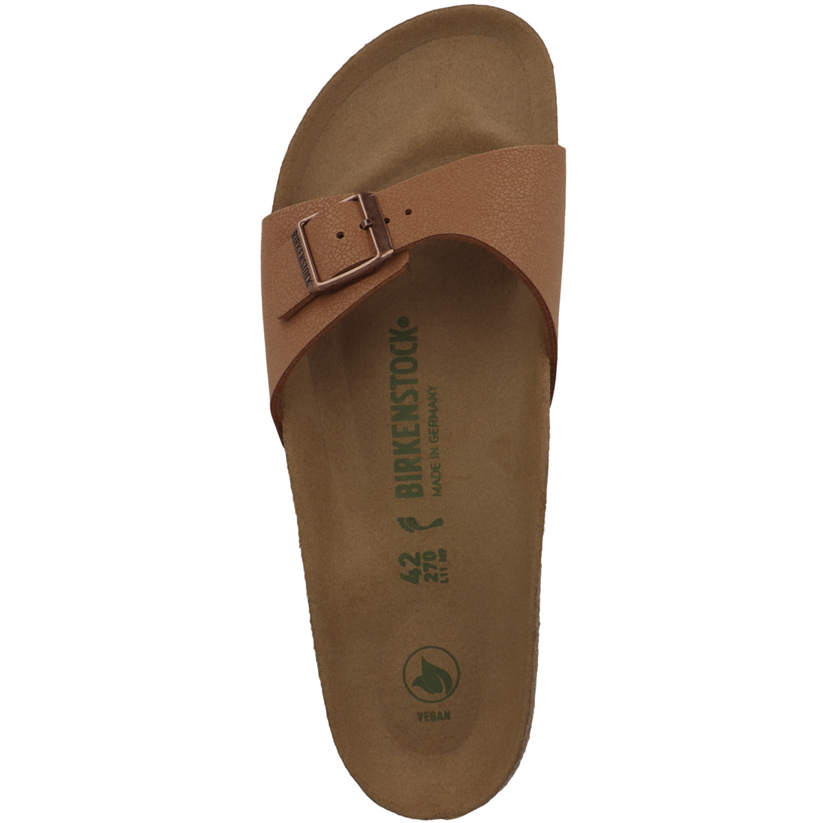 Birkenstock Madrid Birko-Flor Nubuk Sandale schmal braun Birkenstock Madrid Birko-Flor Nubuk Sandale schmal braun