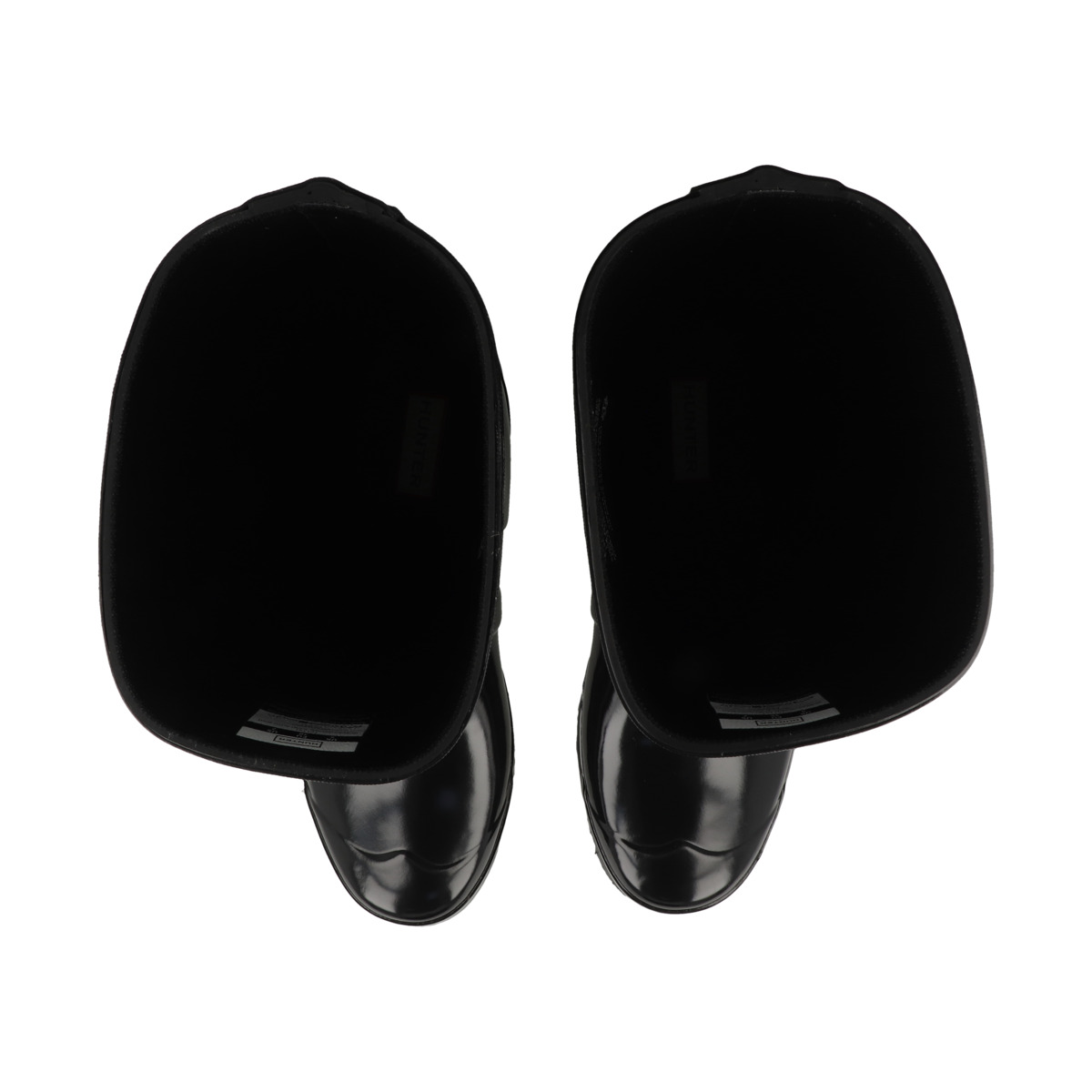 Hunter Womens Original Short Gloss Boot Gummistiefel schwarz