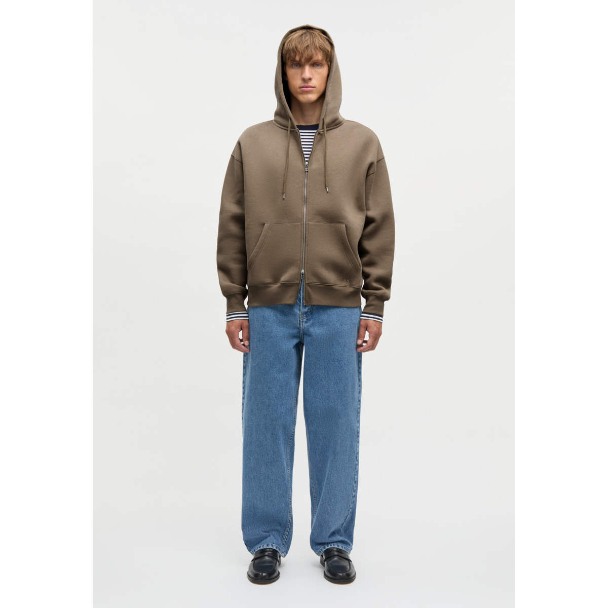 Mads Norgaard Standard Luka Sweatjacke braun