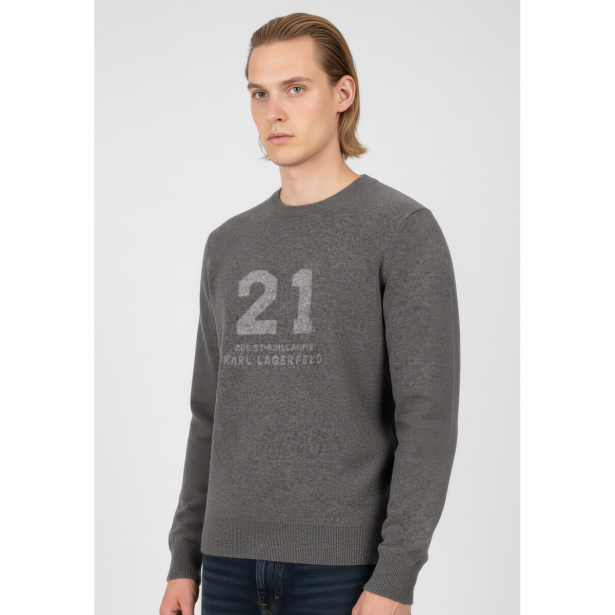 KARL LAGERFELD 655029 Pullover grau