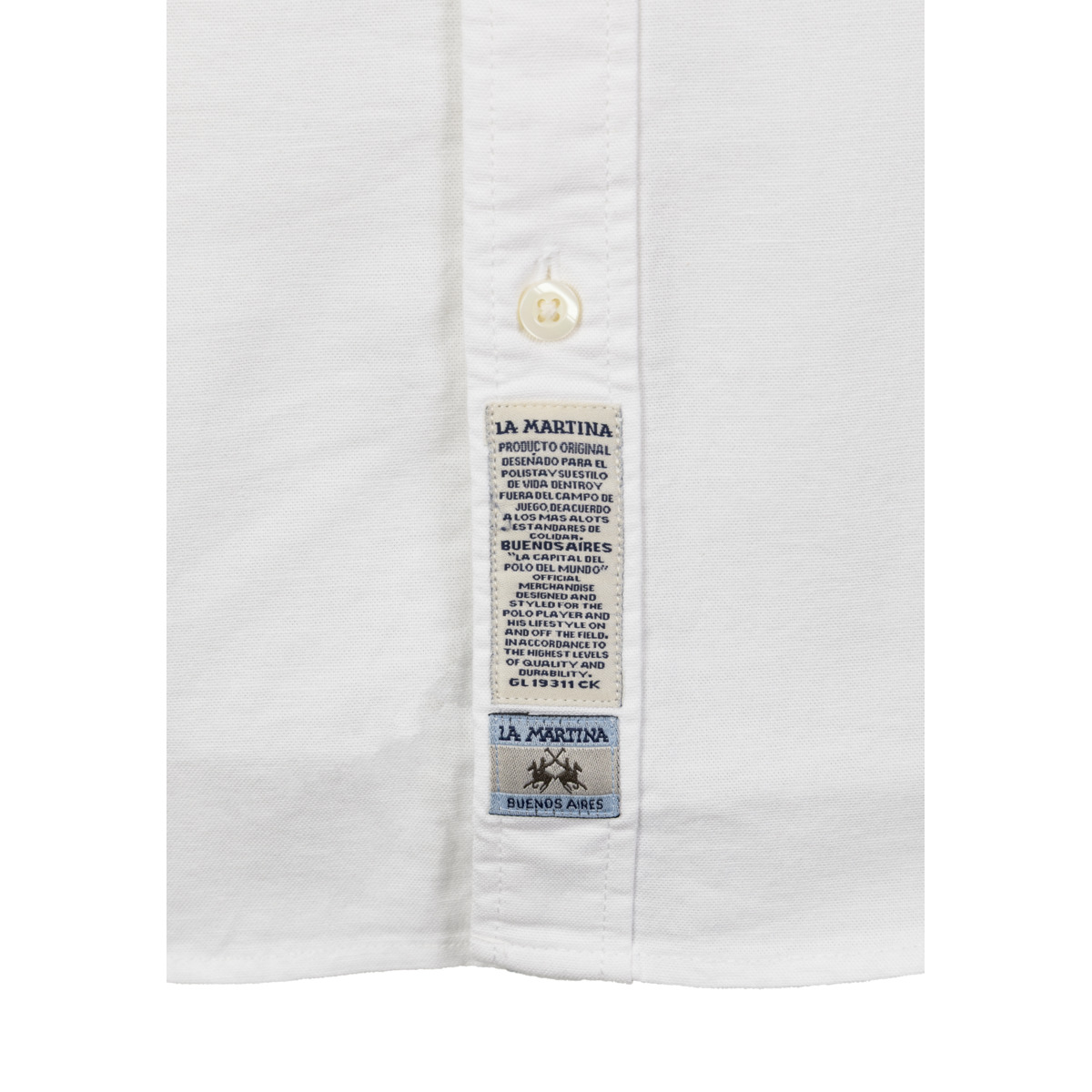 La Martina MBC600 Hemd weiss