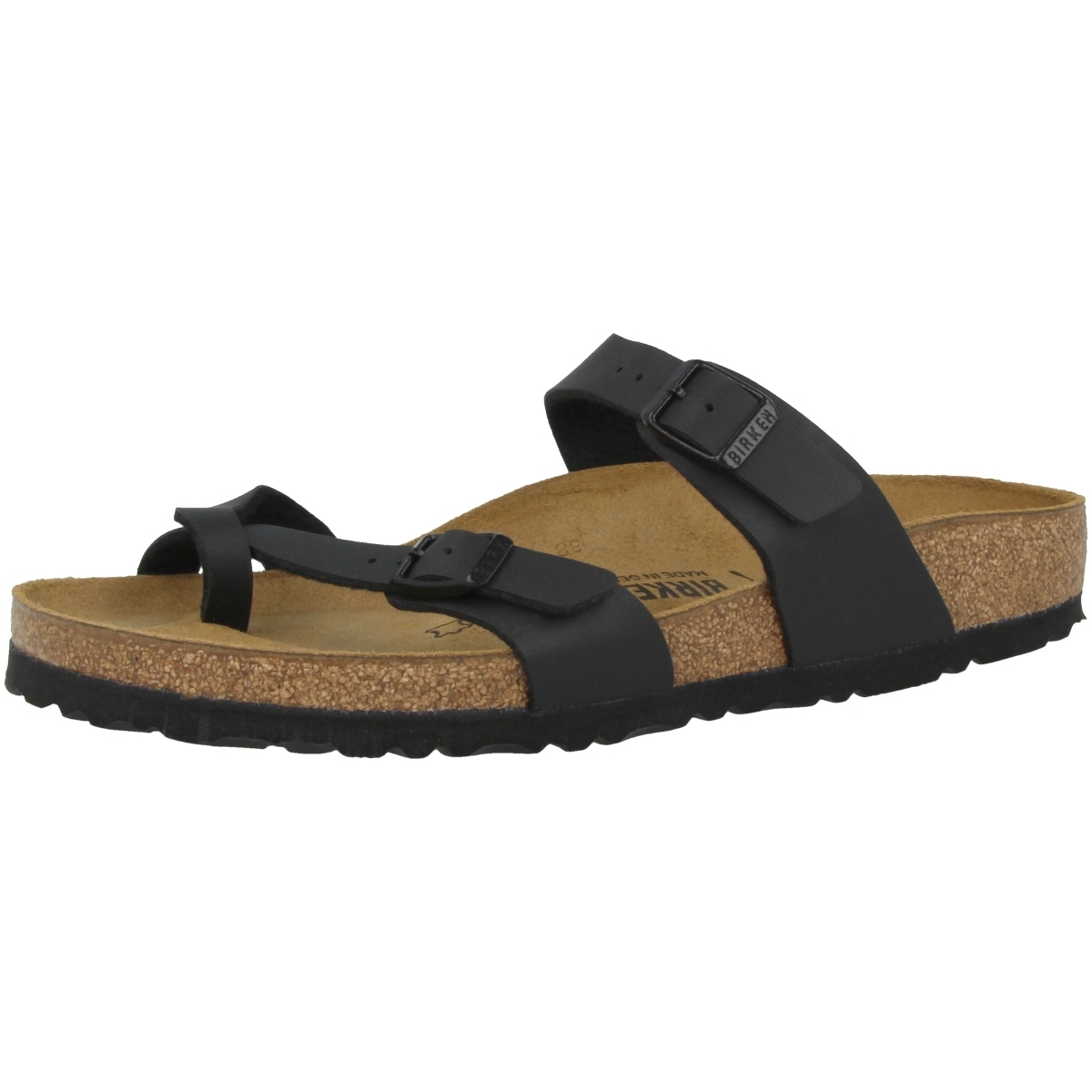 Birkenstock Mayari Birko-Flor Sandale schmal schwarz