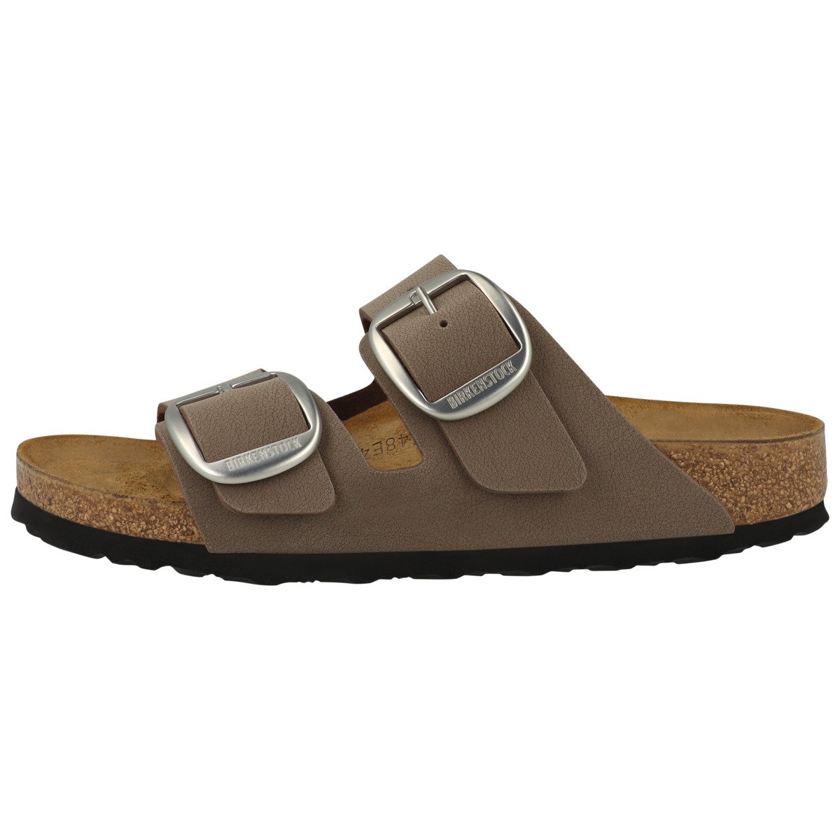 Birkenstock Arizona Big Buckle Birko-Flor Nubuk Sandale schmal braun