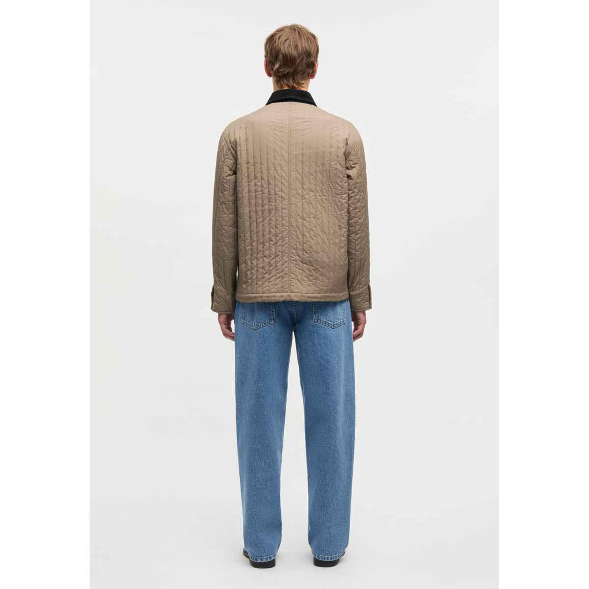 Mads Norgaard Quilt Chore Steppjacke braun