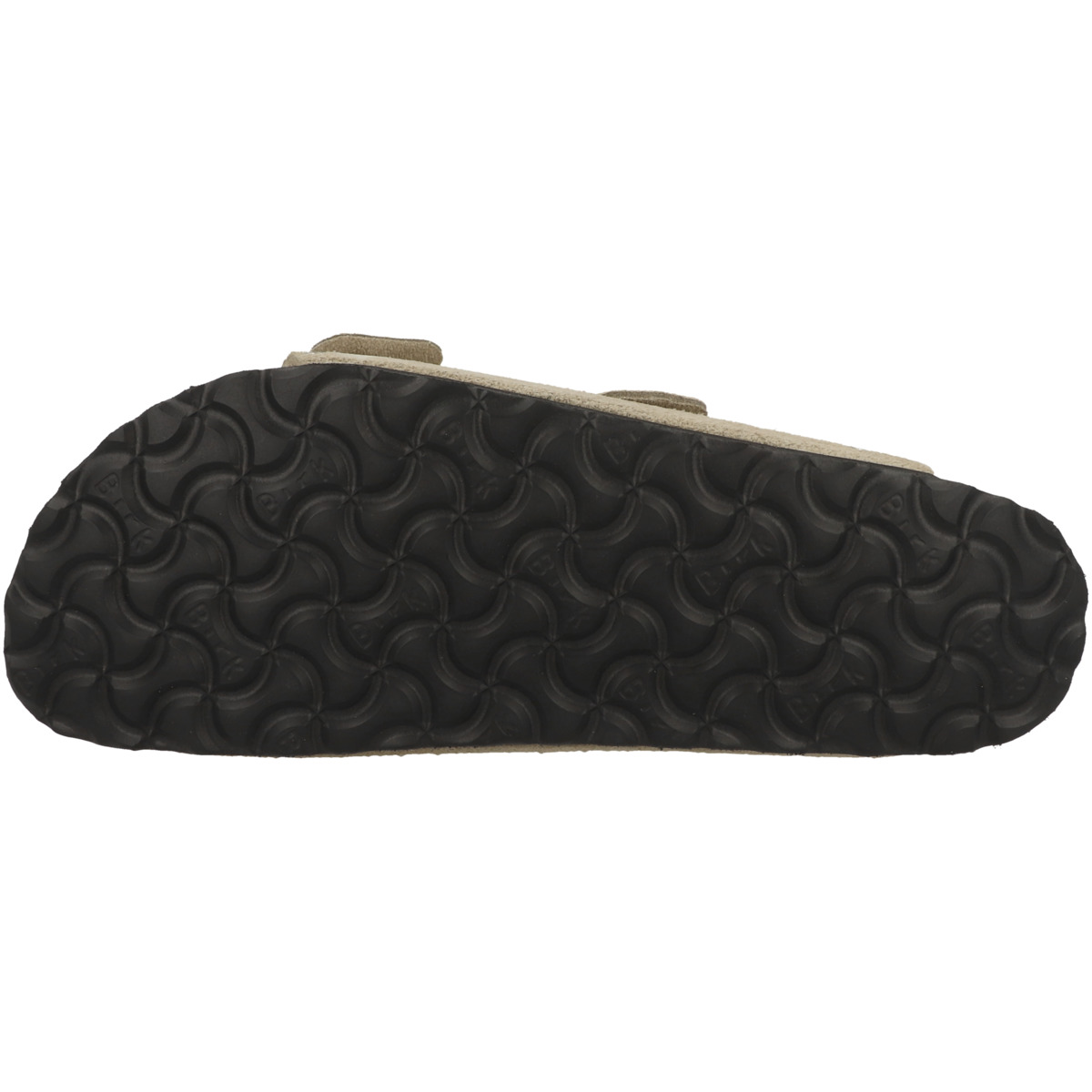 Birkenstock Arizona Rivet Veloursleder Sandale schmal braun