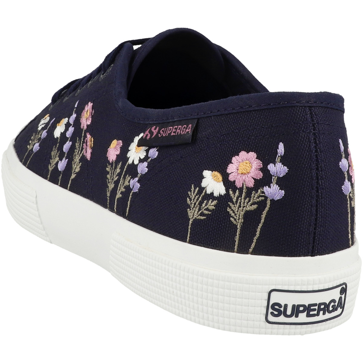 Superga 3750 Flower Embroidery Leggera Sneaker low blau