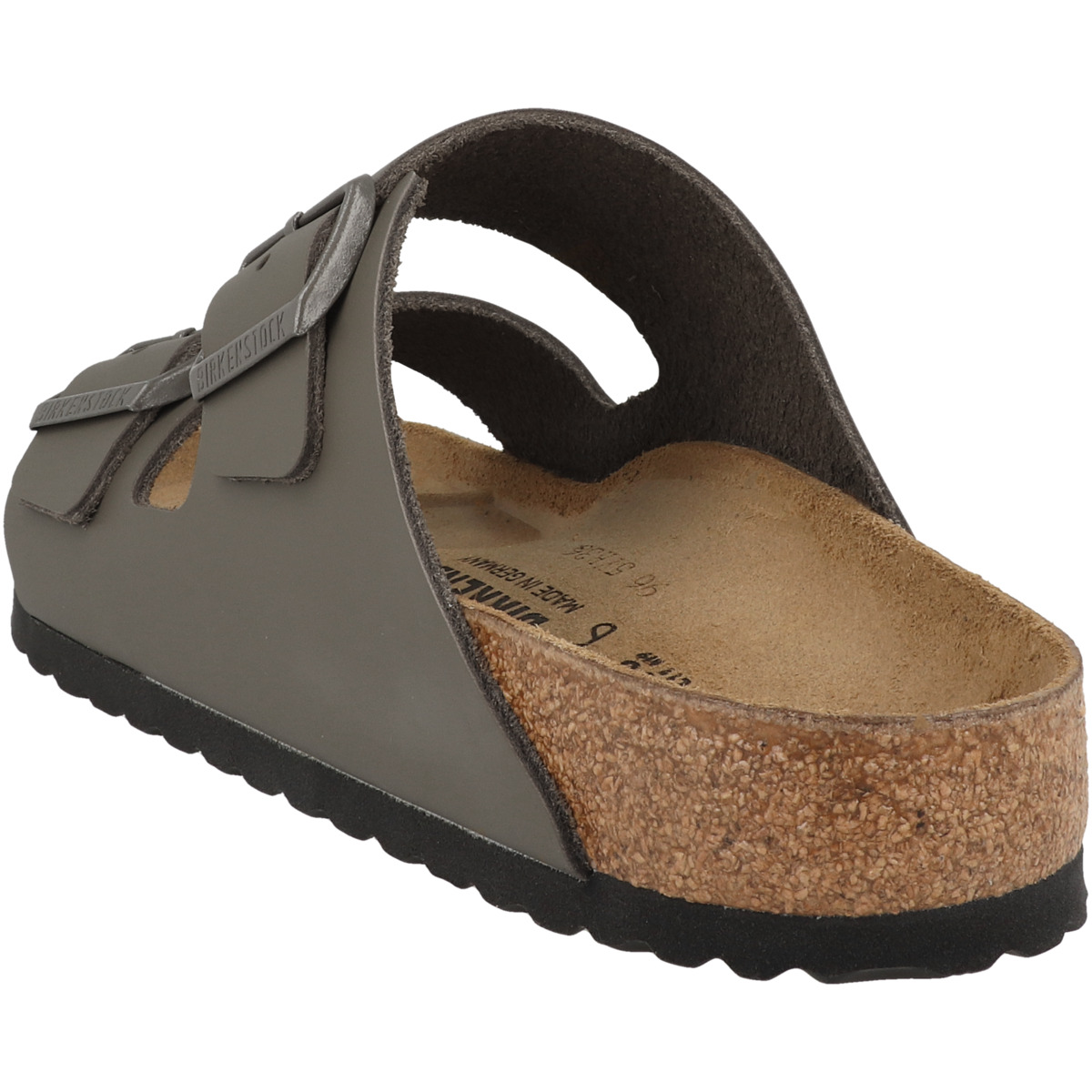 Birkenstock Arizona Naturleder Sandale normal grau