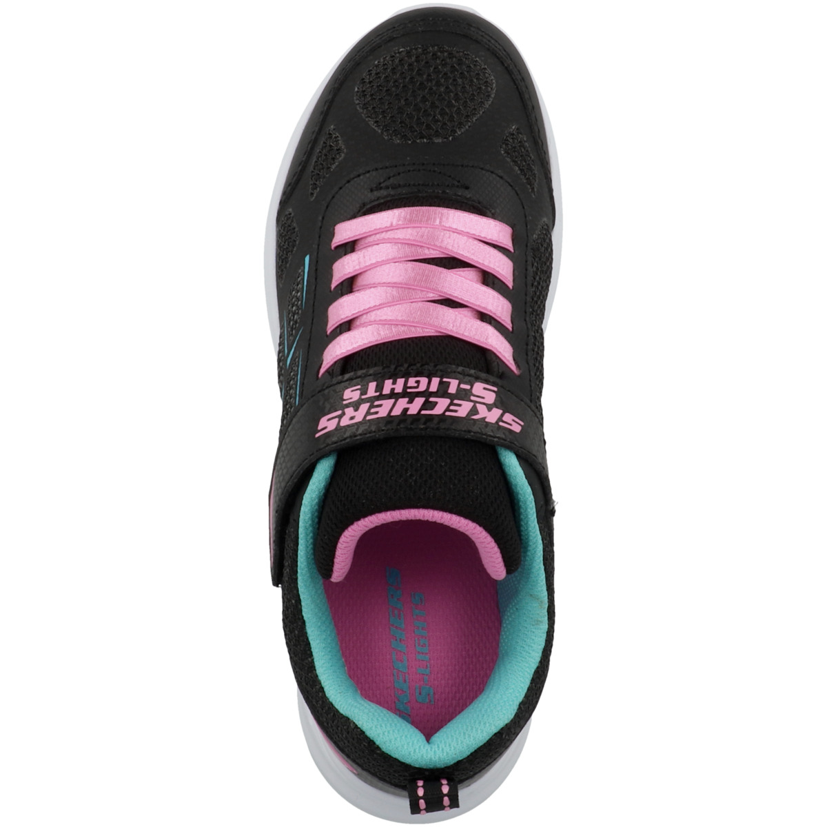 Skechers S Lights - Glimmer Kicks - Fresh Glow Sneaker schwarz