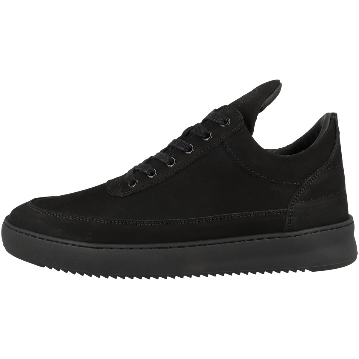 Filling Pieces Low Top Ripple Nubuck Sneaker low schwarz