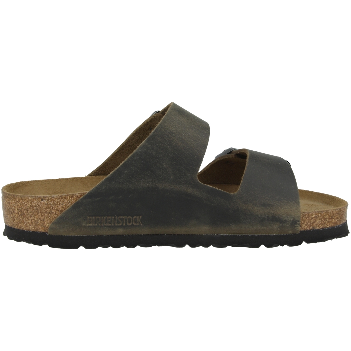 Birkenstock Arizona SFB Geöltes Nubukleder Sandale Weichbettung normal gruen Birkenstock Arizona SFB Geöltes Nubukleder Sandale Weichbettung normal gruen