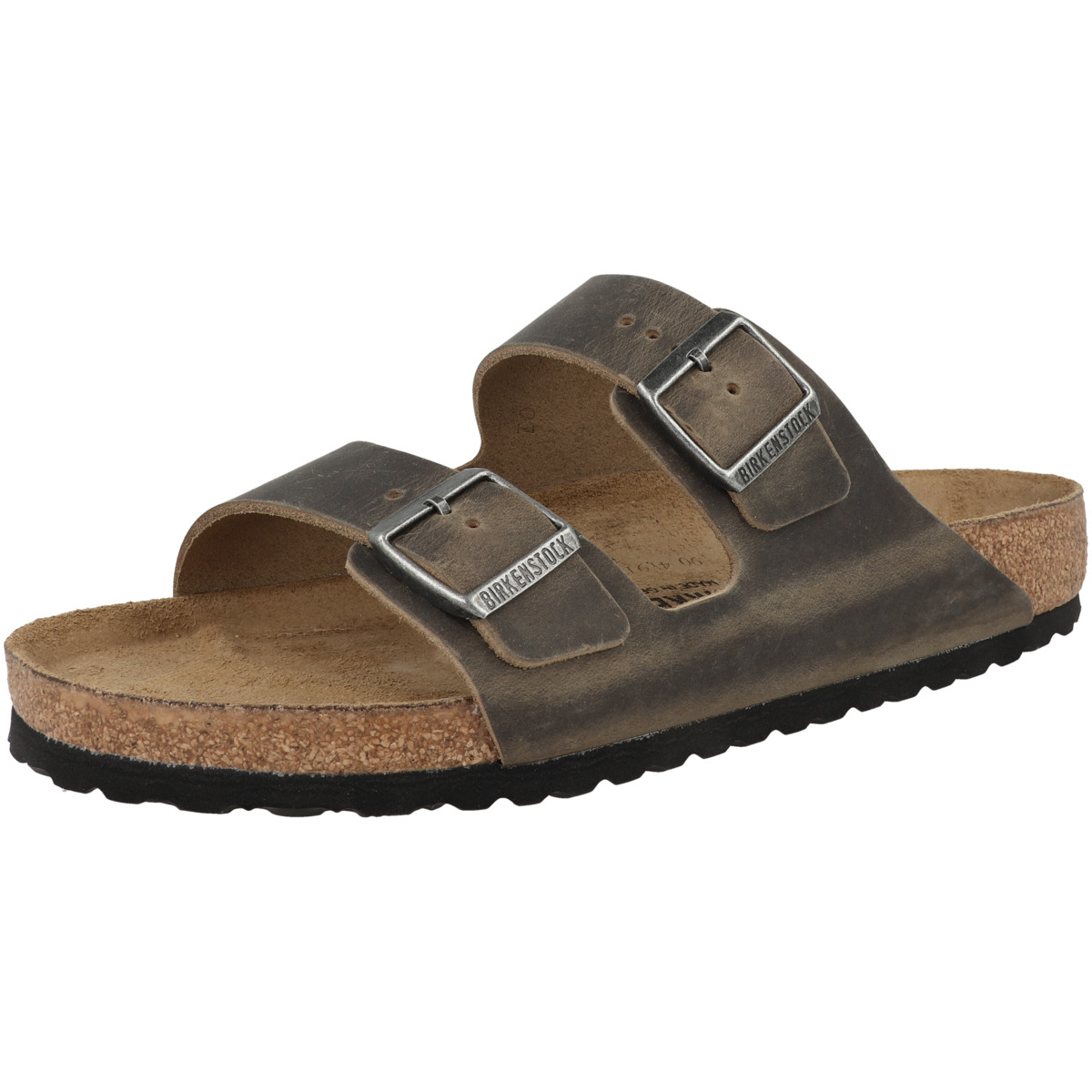Birkenstock Arizona geöltes Nubukleder Sandale normal dunkelgruen Birkenstock Arizona geöltes Nubukleder Sandale normal dunkelgruen