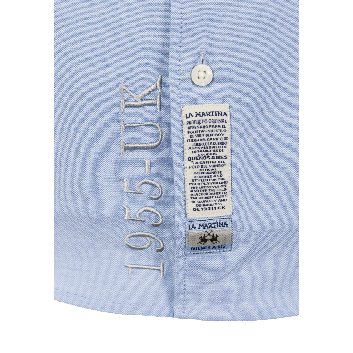 La Martina MBCG01 Hemd hellblau