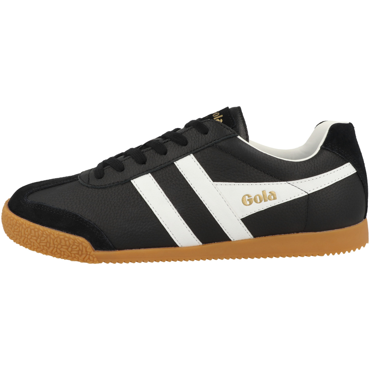 Gola Harrier Leather Sneaker low schwarz