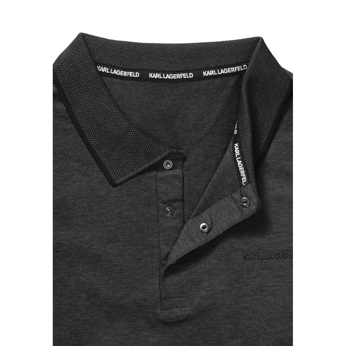 KARL LAGERFELD 745004 Poloshirt grau