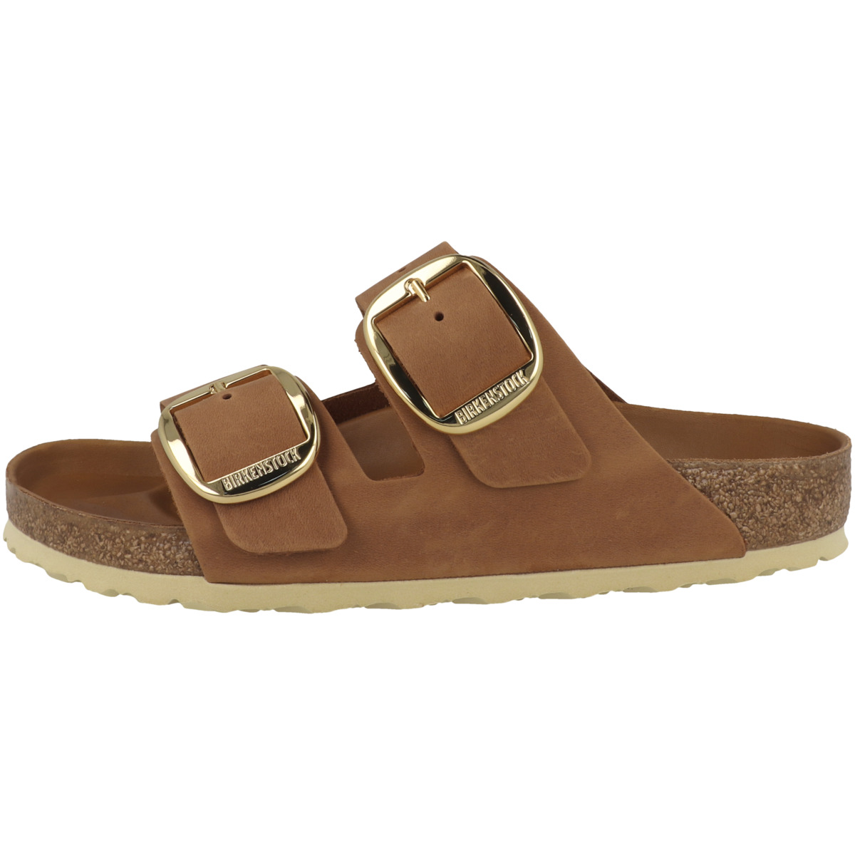 Birkenstock Arizona Big Buckle geöltes Nubukleder Sandale normal braun