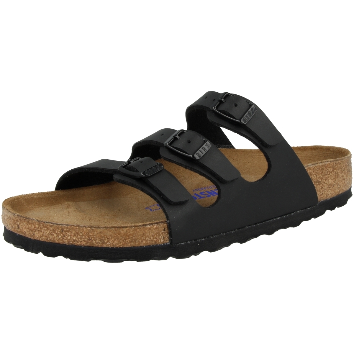 Birkenstock Florida SFB Birko-Flor Sandale Weichbettung normal schwarz