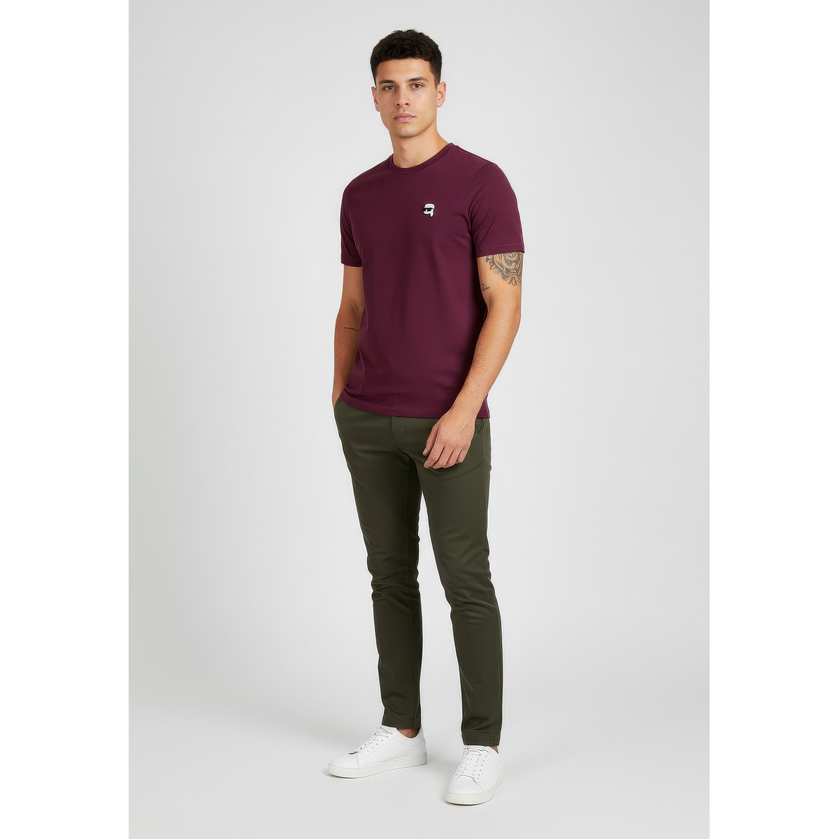 KARL LAGERFELD 755710 T-Shirt bordeaux