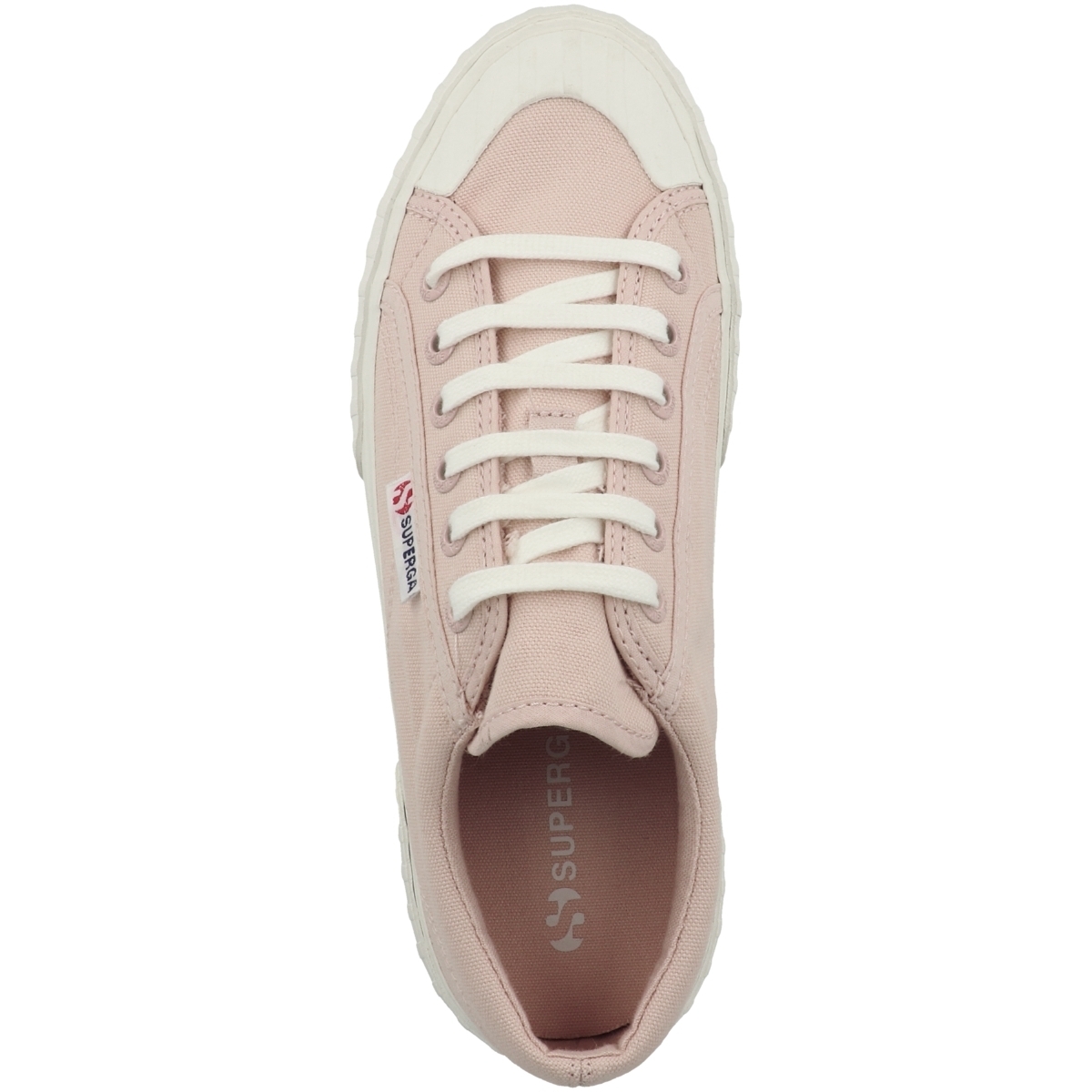 Superga 2631 Stripe Platform Sneaker pink