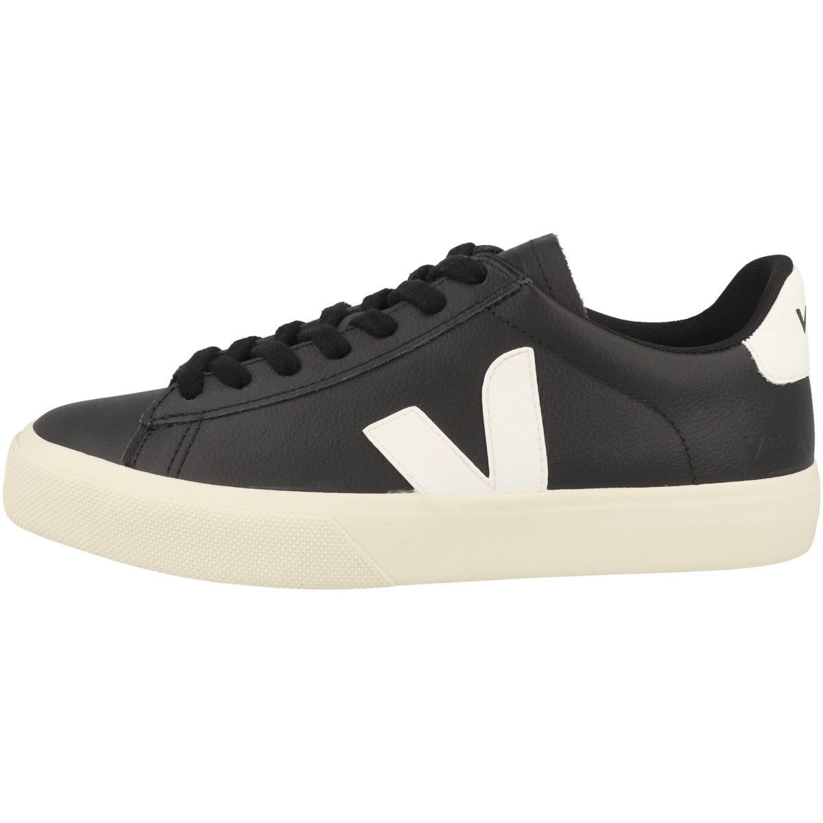 VEJA Campo Chromefree Leather Sneaker low schwarz