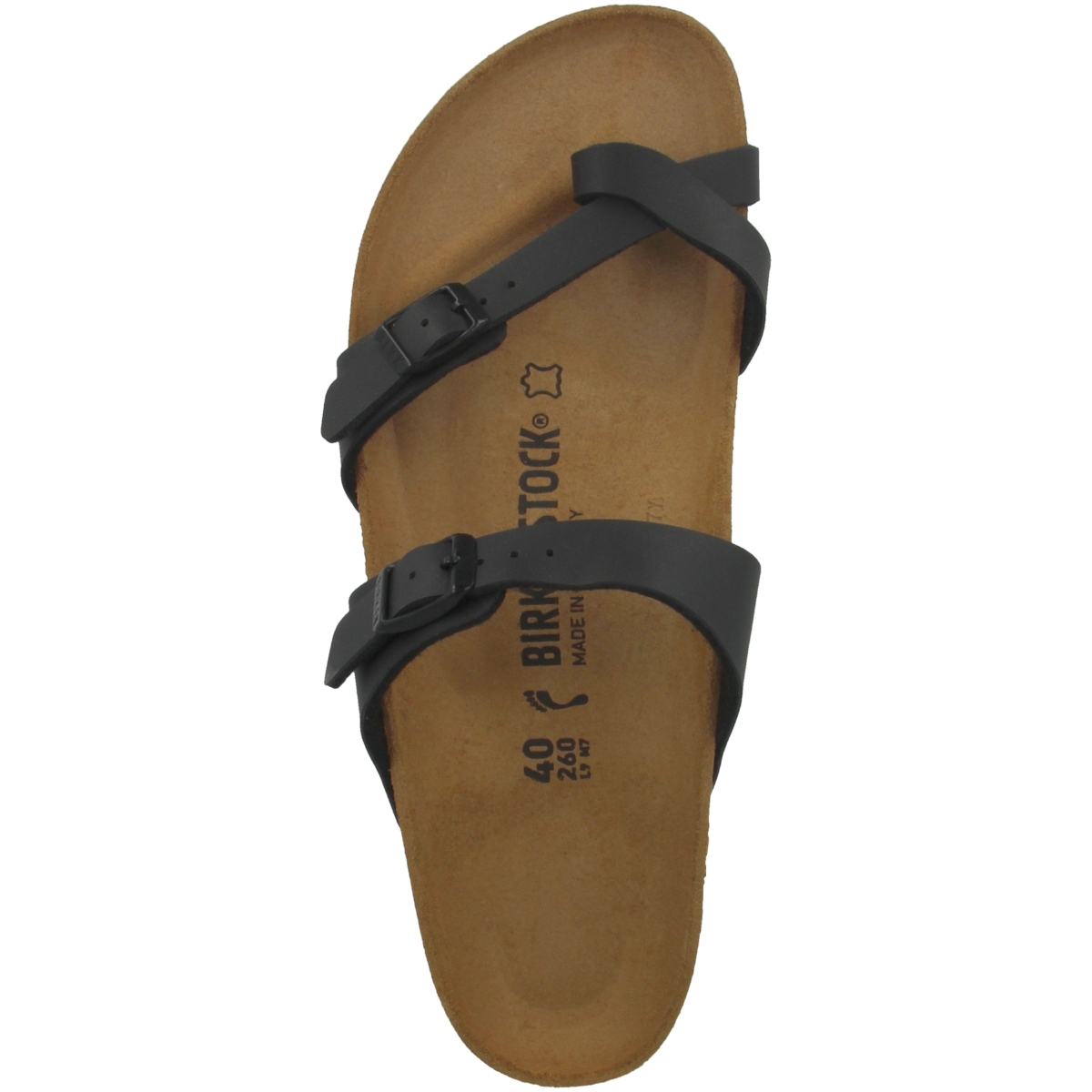 Birkenstock Mayari Birko-Flor Sandale schmal schwarz