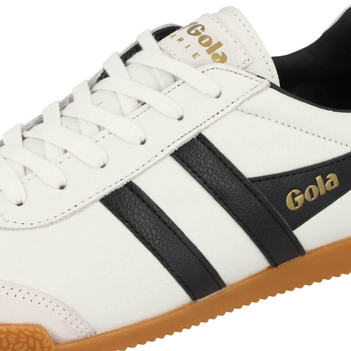 Gola Harrier Leather Sneaker low weiss