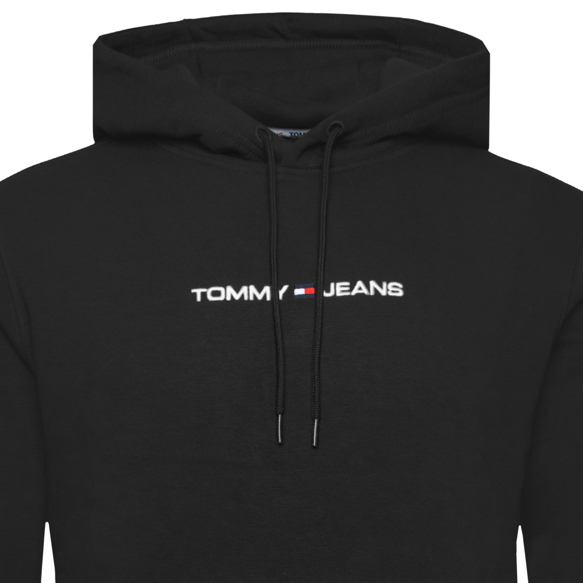 Tommy Hilfiger Tommy Jeans Regular Linear Kapuzenpullover schwarz Tommy Hilfiger Tommy Jeans Regular Linear Kapuzenpullover schwarz