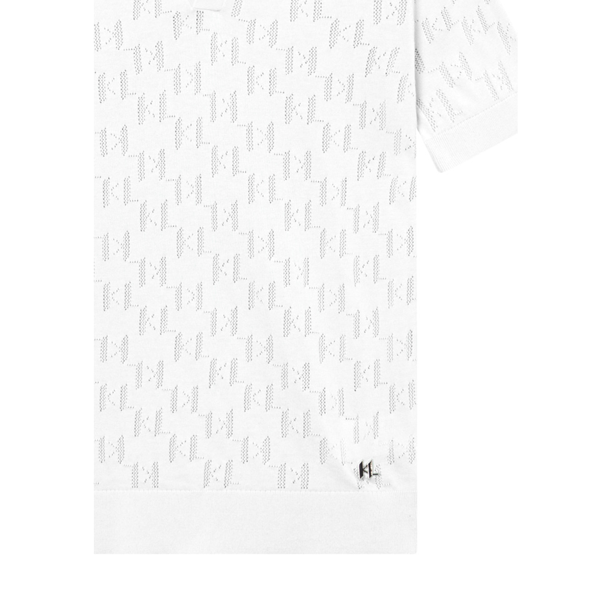 KARL LAGERFELD 655005 Poloshirt weiss