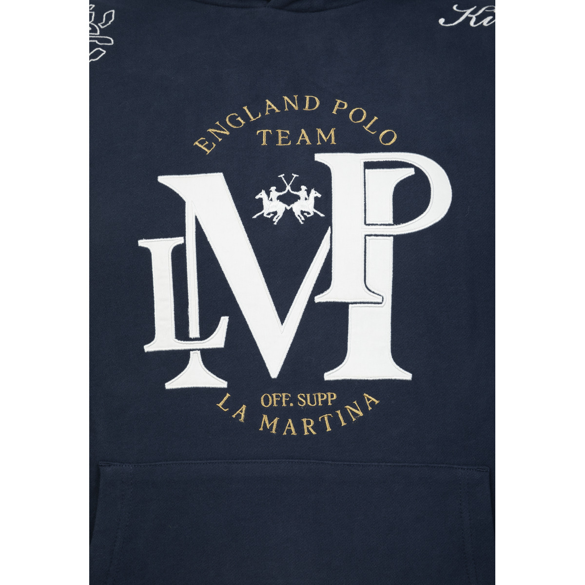 La Martina MBF309 Kapuzenpullover dunkelblau