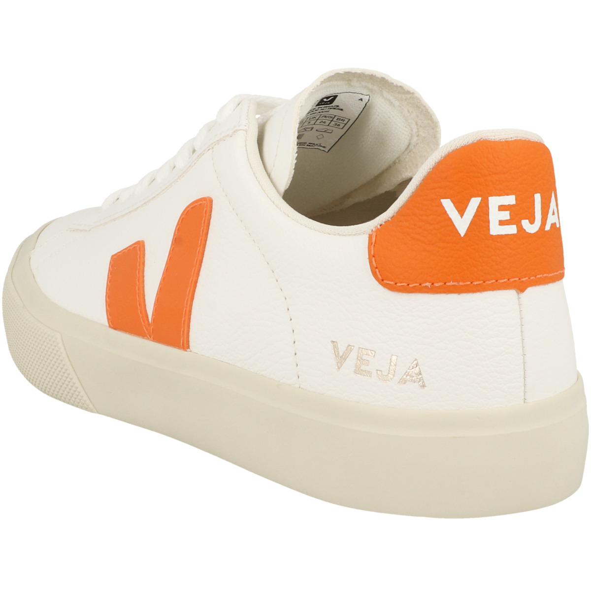 VEJA Campo Chromefree Leather Sneaker low weiss