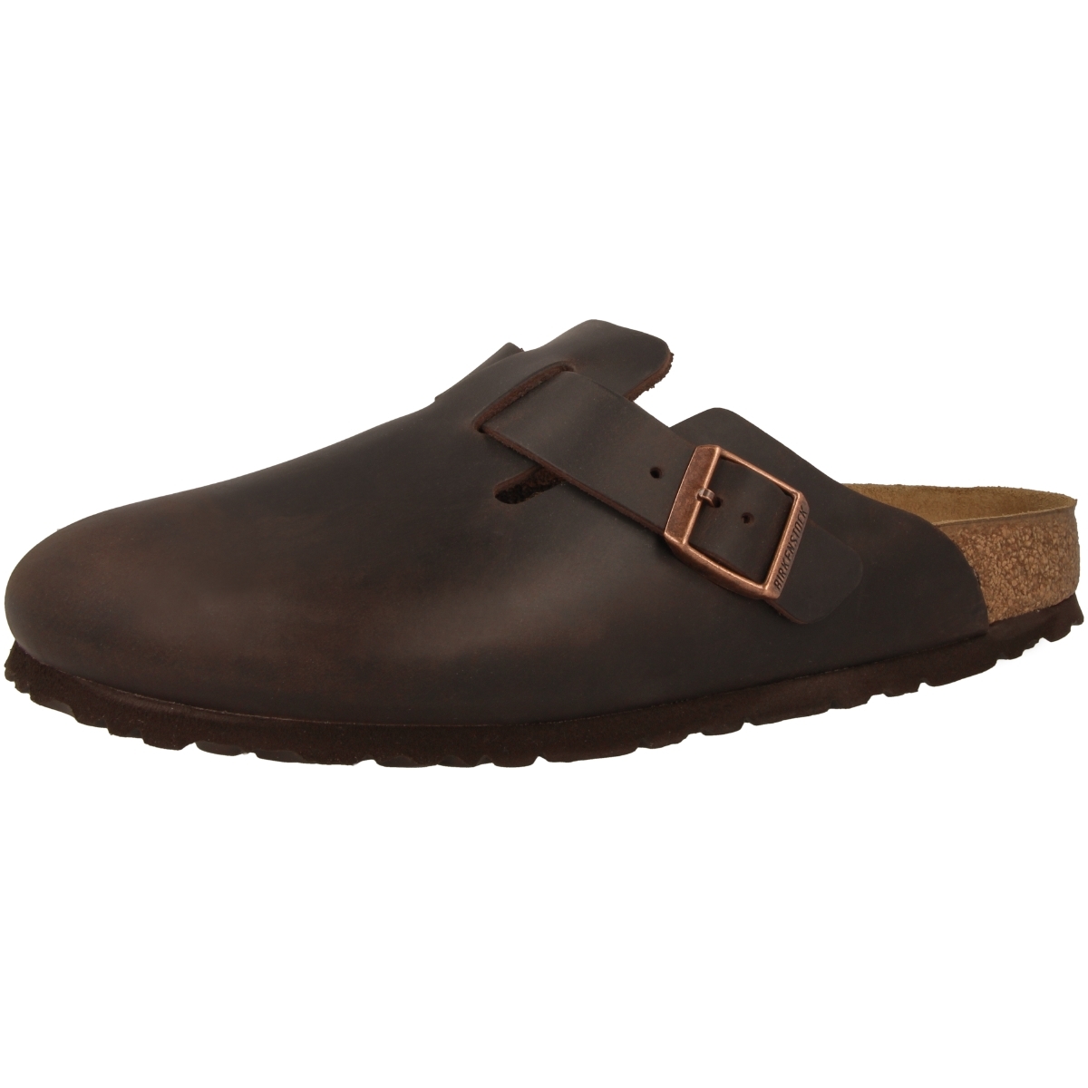 Birkenstock Boston Geöltes Nubukleder Clogs schmal dunkelbraun Birkenstock Boston Geöltes Nubukleder Clogs schmal dunkelbraun