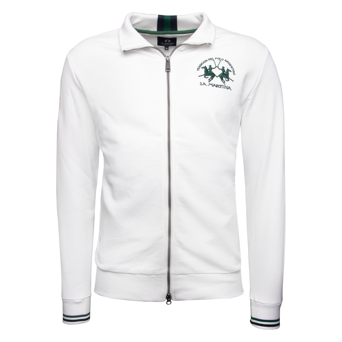 La Martina MAF300 Sweatjacke weiss