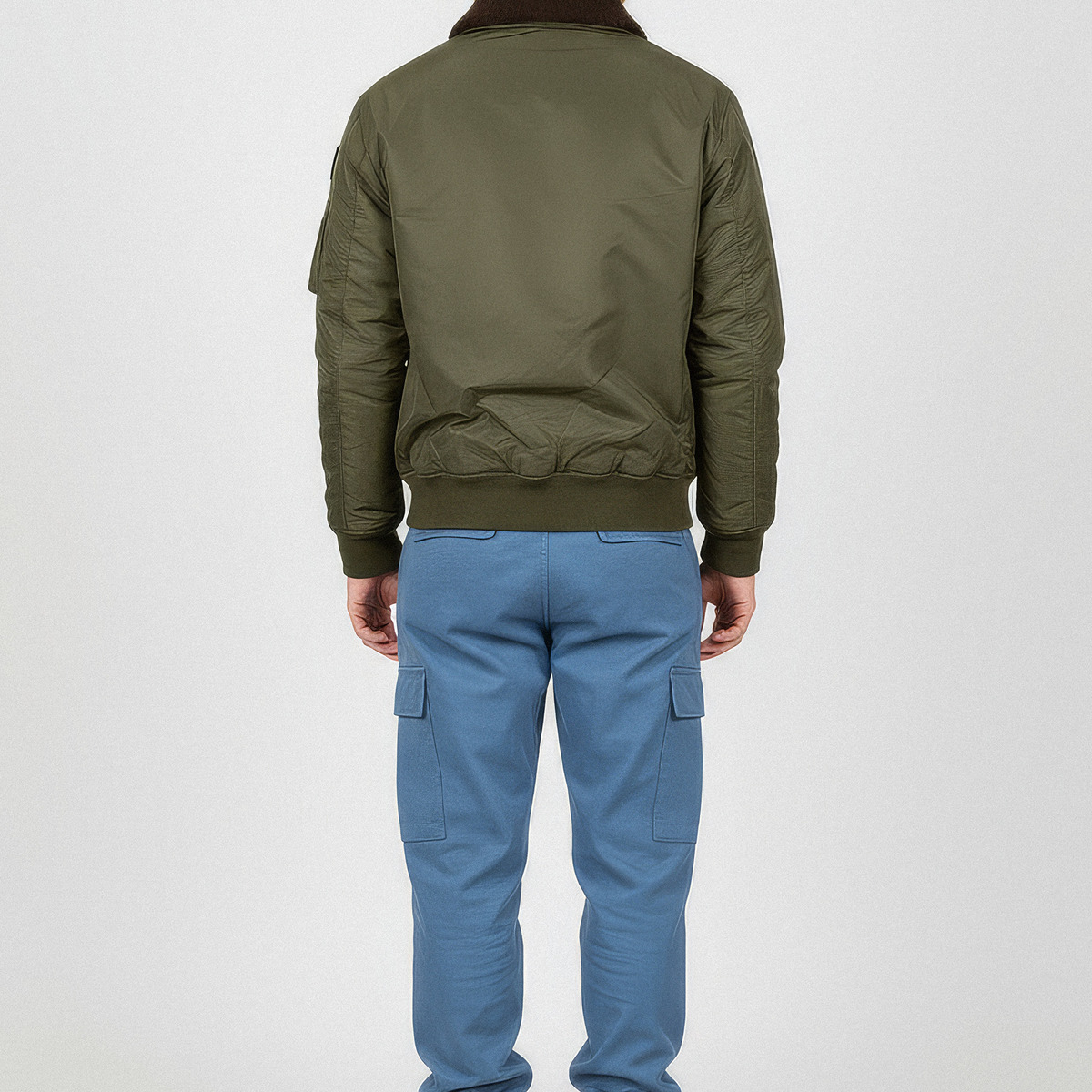 Blauer Marshall Bomberjacke gruen