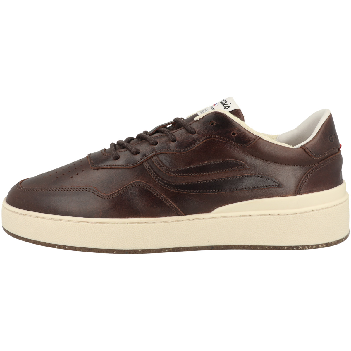 Genesis G-Soley Porto Plain Leather Sneaker low dunkelbraun