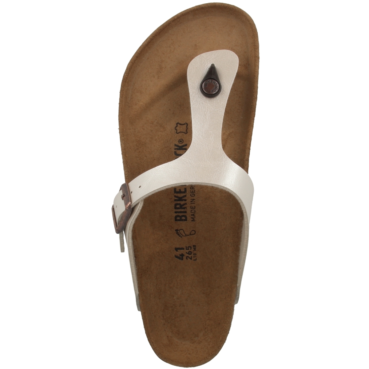 Birkenstock Gizeh Birko-Flor Graceful Sandale normal creme Birkenstock Gizeh Birko-Flor Graceful Sandale normal creme