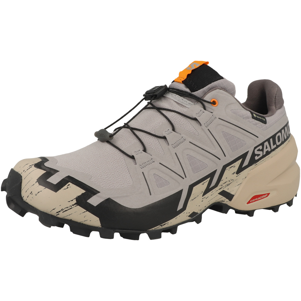 Salomon Speedcross 6 GTX Trailrunning Laufschuhe grau