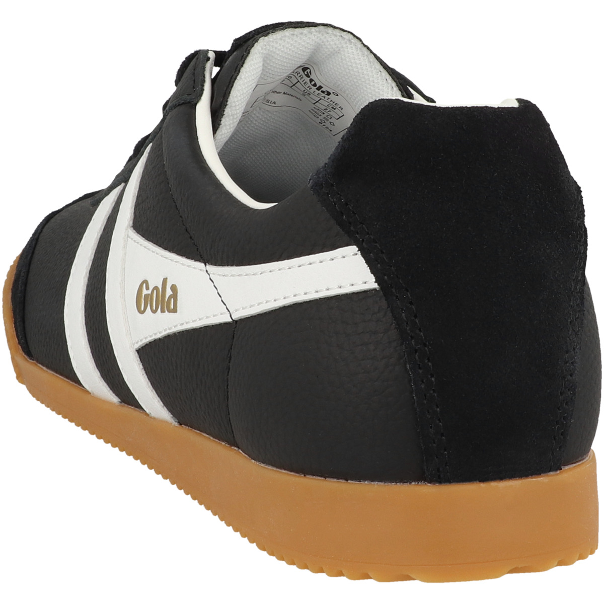 Gola Harrier Leather Sneaker low schwarz