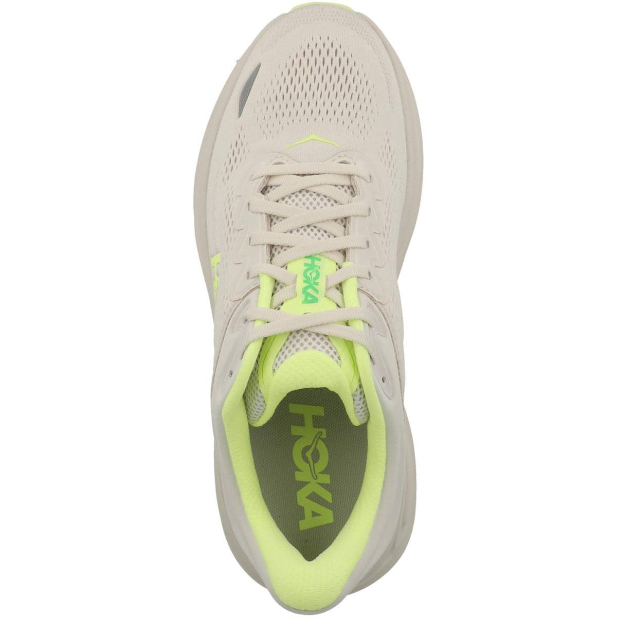 HOKA Bondi 9 Laufschuhe hellgrau