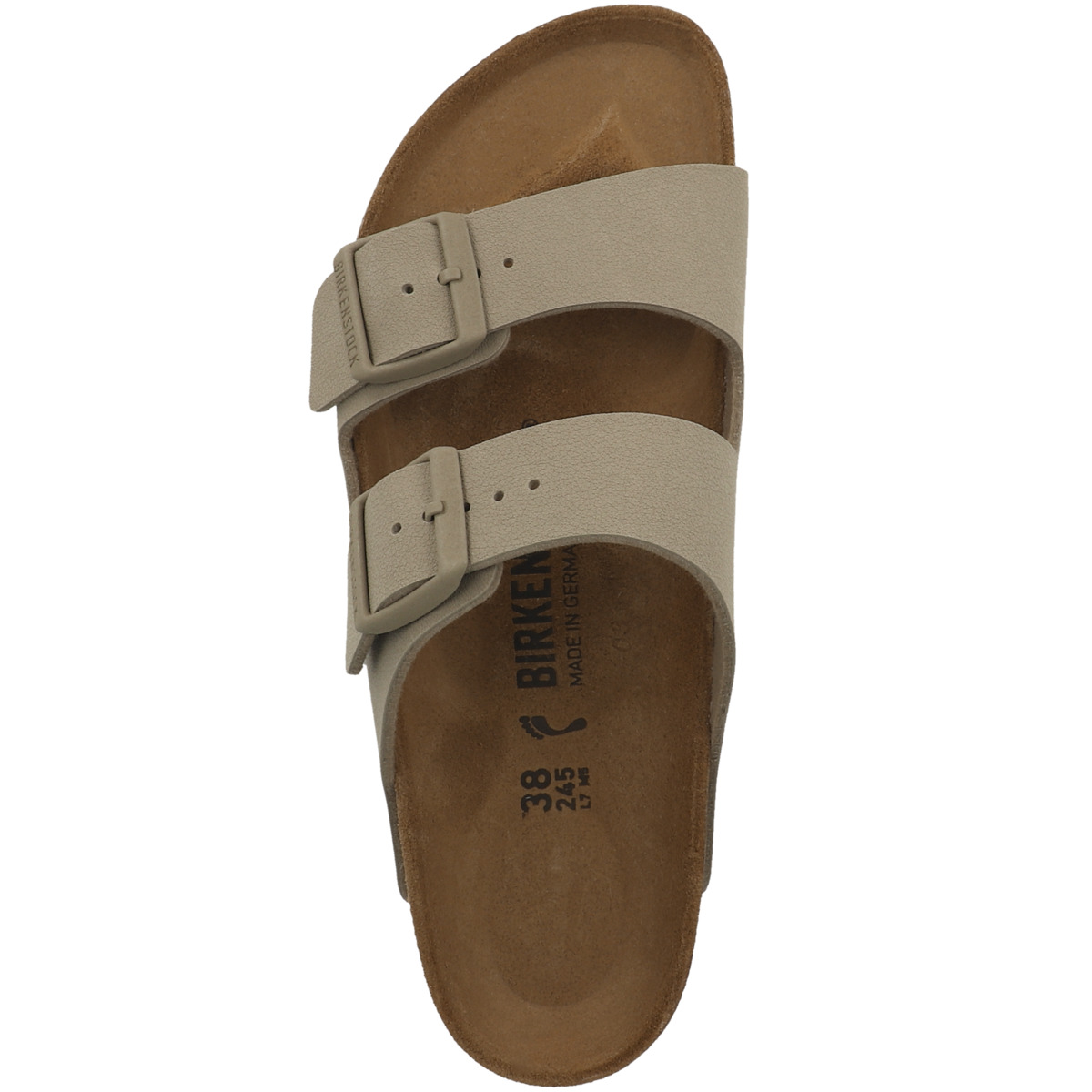 Birkenstock Arizona Birko-Flor Sandale schmal beige