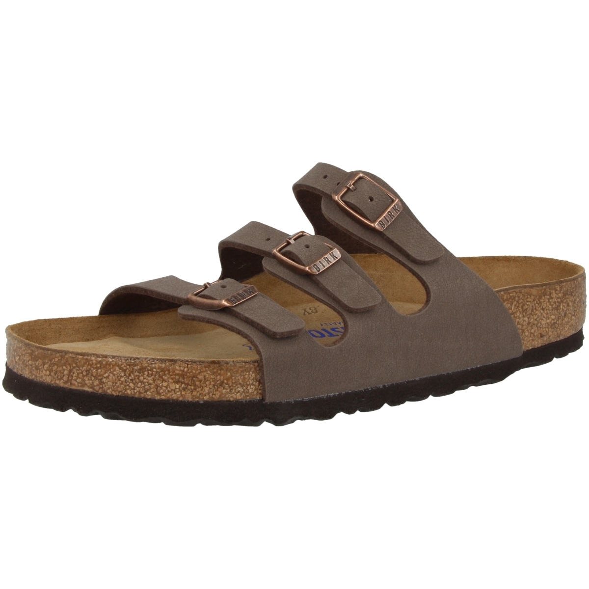 Birkenstock Florida SFB Birko-Flor Sandale Nubuk Weichbettung normal braun