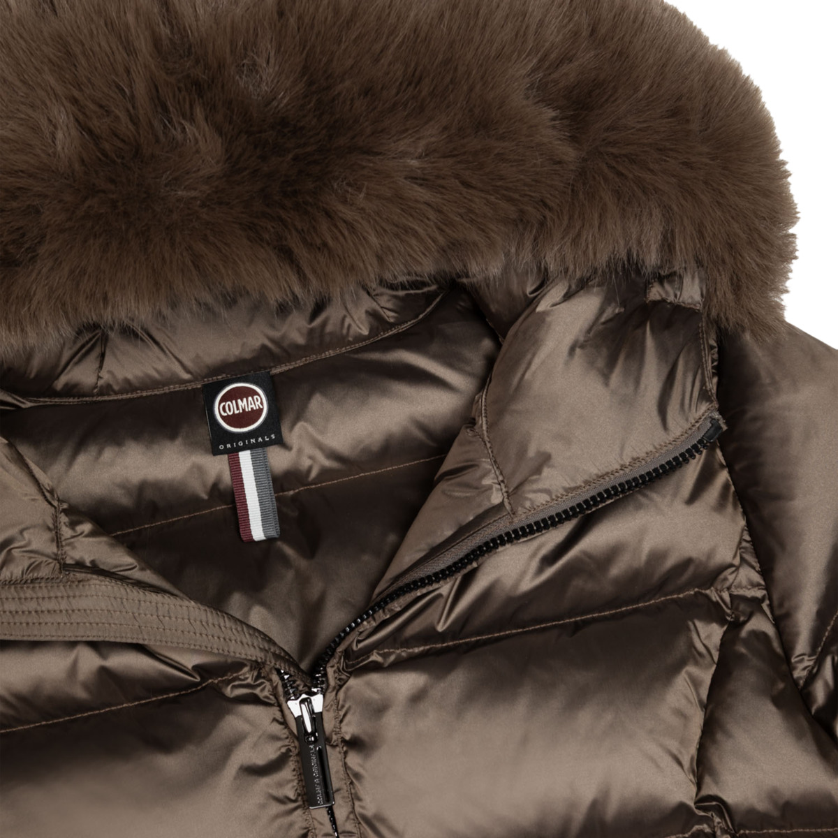 Colmar 2221E Daunenmantel braun