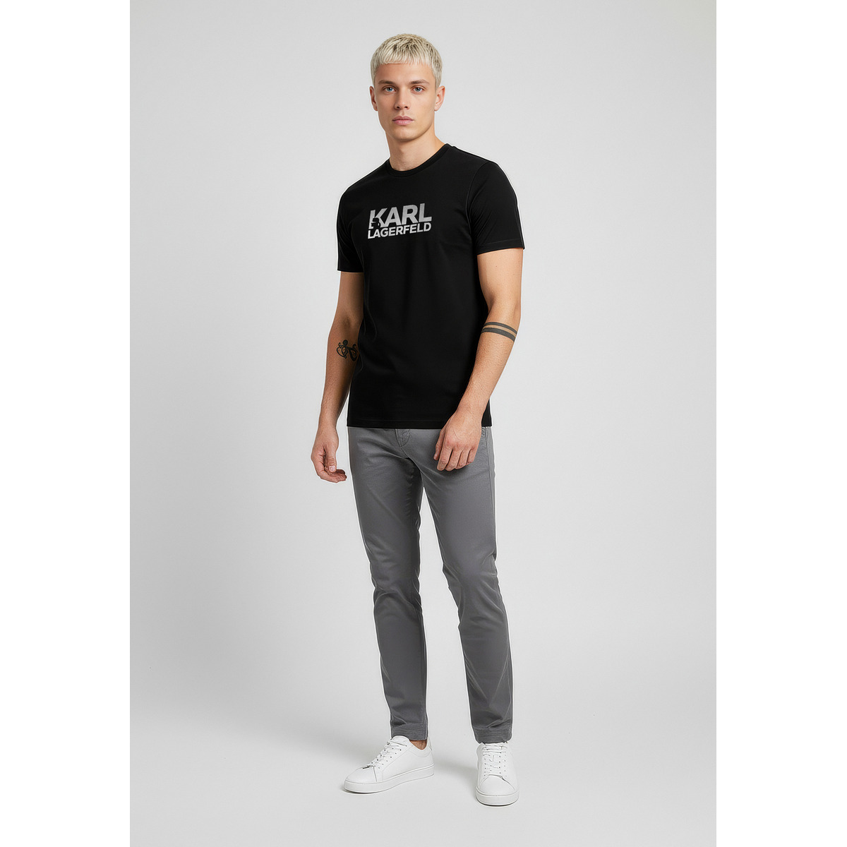 KARL LAGERFELD 755087 T-Shirt silber