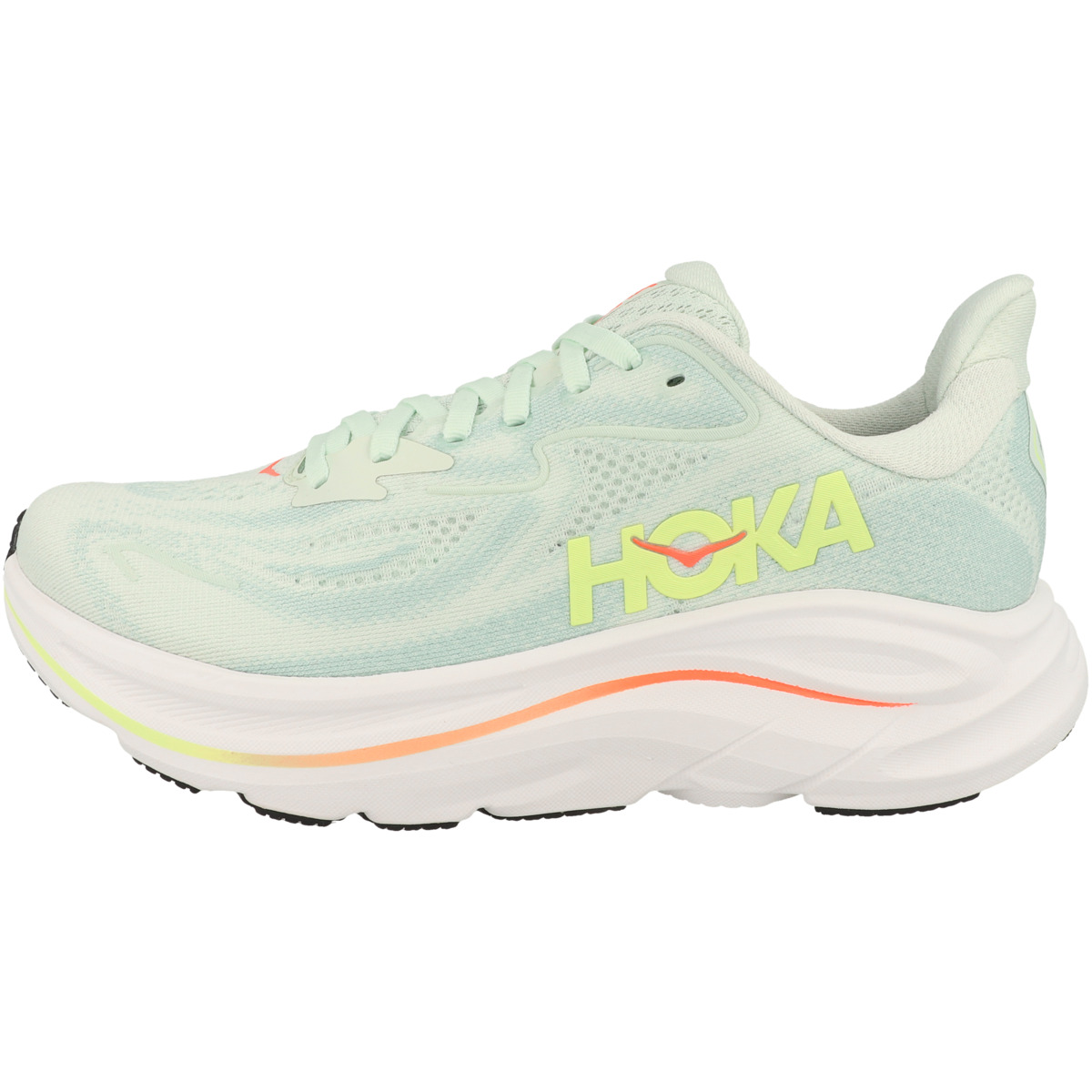 HOKA Clifton 10 Laufschuhe hellgruen
