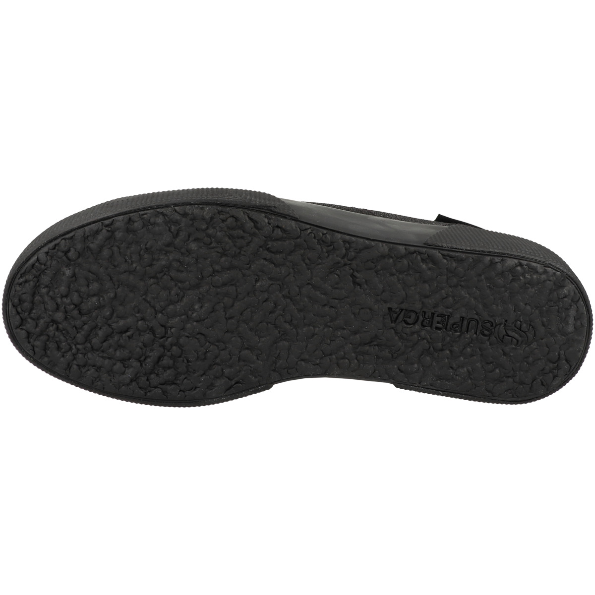 Superga 3790 Platform Jersey Lame Legg Sneaker low schwarz