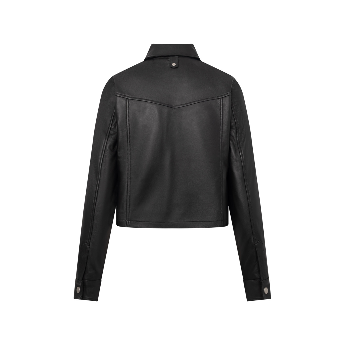 Bolongaro Trevor Ginny Fringe Jacket Lederjacke schwarz